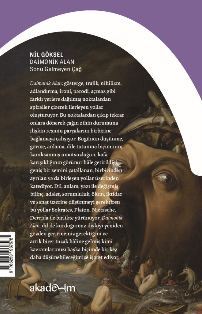 Daimonik Alan: Sonu Gelmeyen Çağ arka kapak