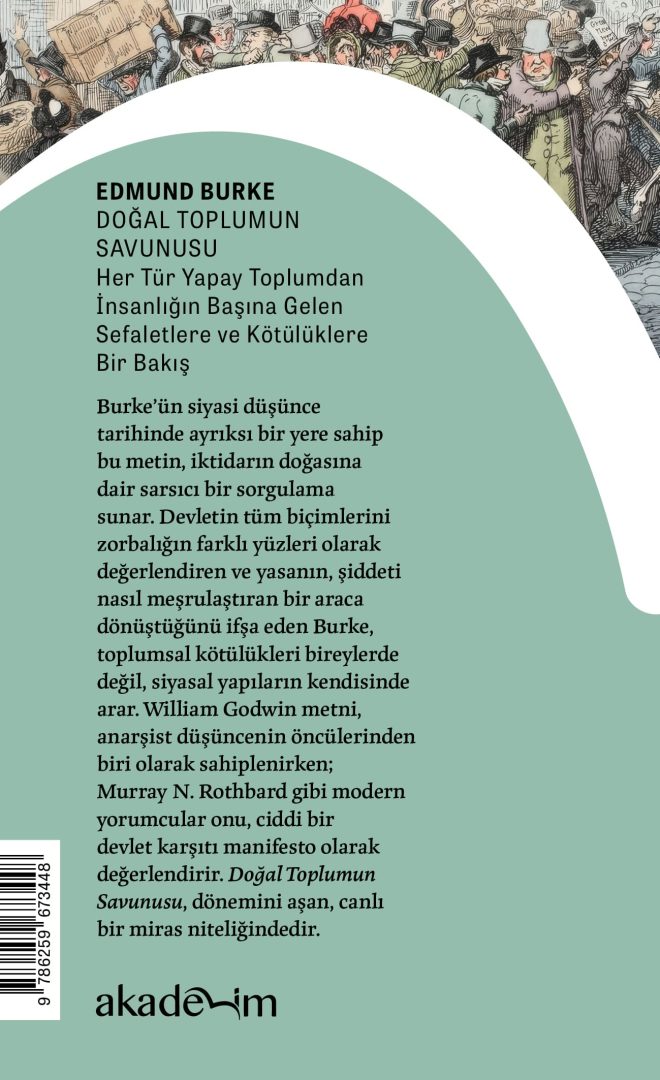 Doğal Toplumun Savunusu arka kapak