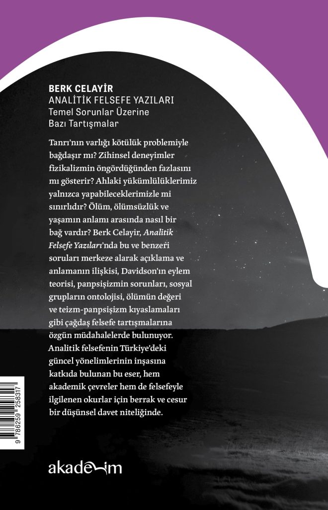 Analitik Felsefe Yazıları: Temel Sorunlar Üzerine Bazı Tartışmalar arka kapak
