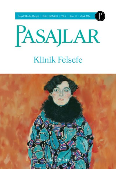 Pasajlar Dergisi Sayı 16: Klinik Felsefe