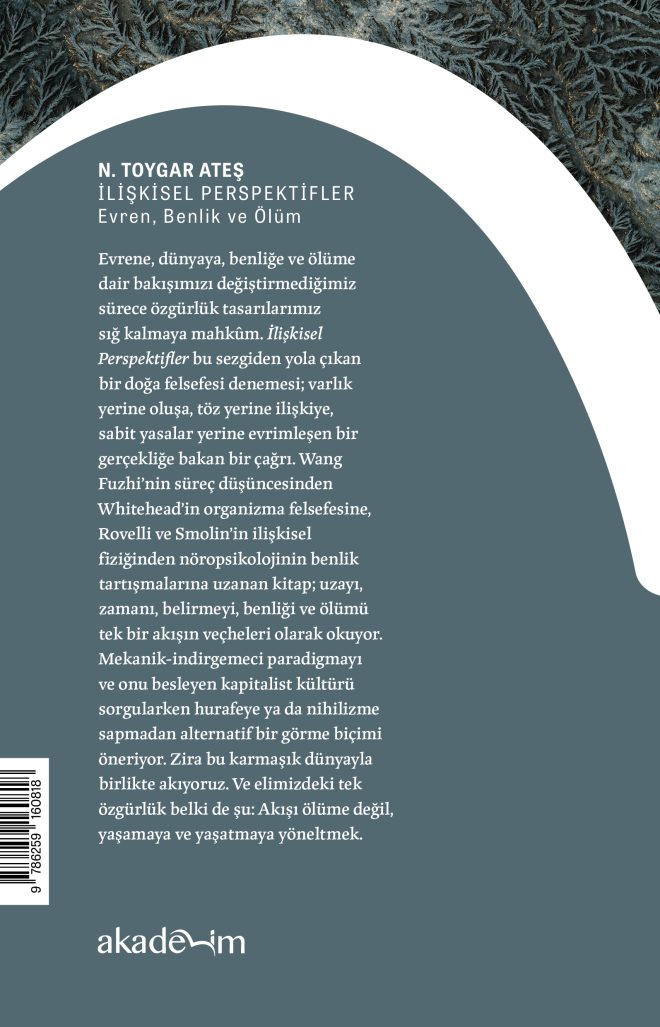 İlişkisel Perspektifler: Evren, Benlik ve Ölüm arka kapak